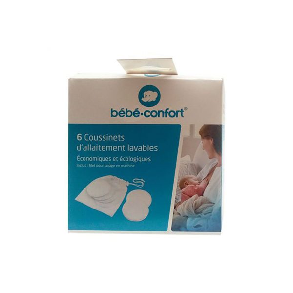 BÉBÉ CONFORT  COUSSINET D'ALLAIT LAVABLE BAMBOU X6 6654