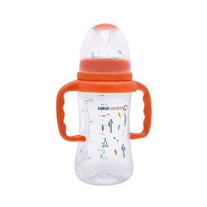 BÉBÉ CONFORT  BIBERON CLASIQUE MATERNITY 270 ML AVEC POIGNEES INDIANS CORAIL 7767