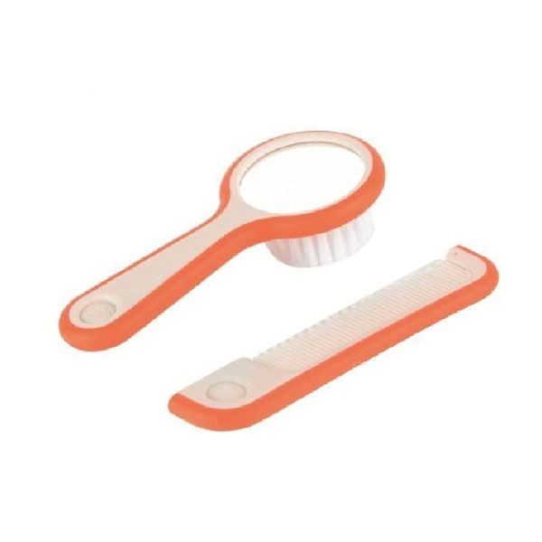 BÉBÉ CONFORT  BROSSE MIROIR + PEIGNE SAILOR CORAIL 1115