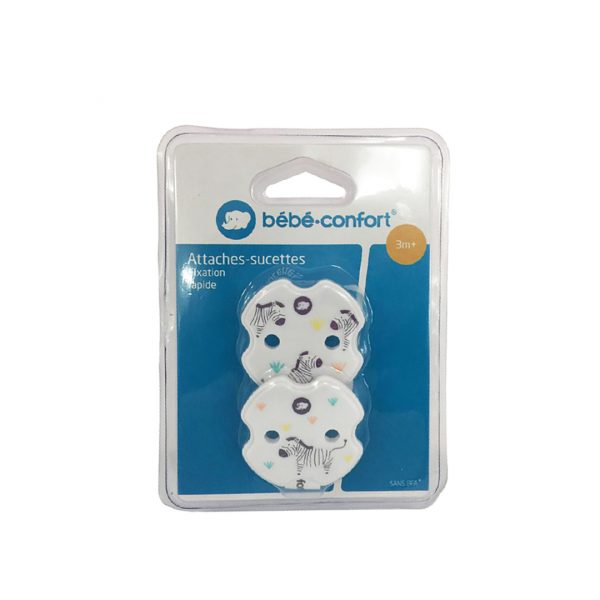 BÉBÉ CONFORT  ATTACHE SUCETTE CLIP CROIX SAVANNAH 8891