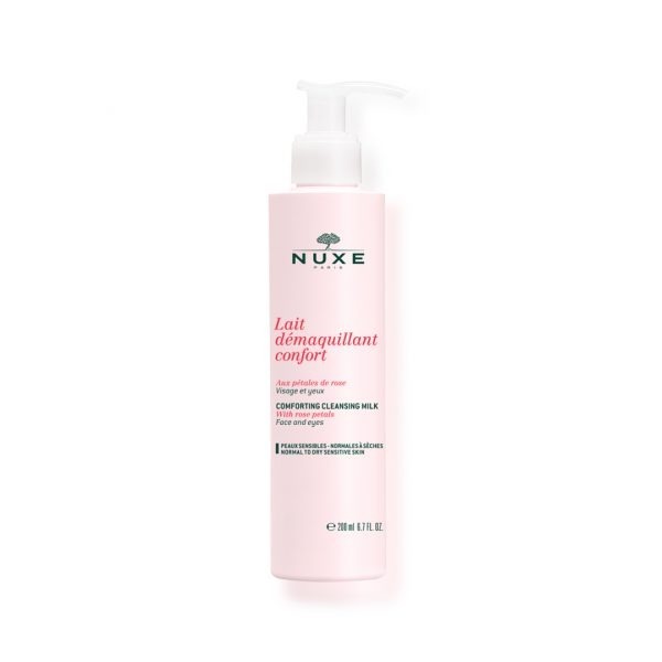 NUXE DÉMAQUILLANTS AUX PÉTALES DE ROSE - LAIT DÉMAQUILLANT CONFORT 200ML