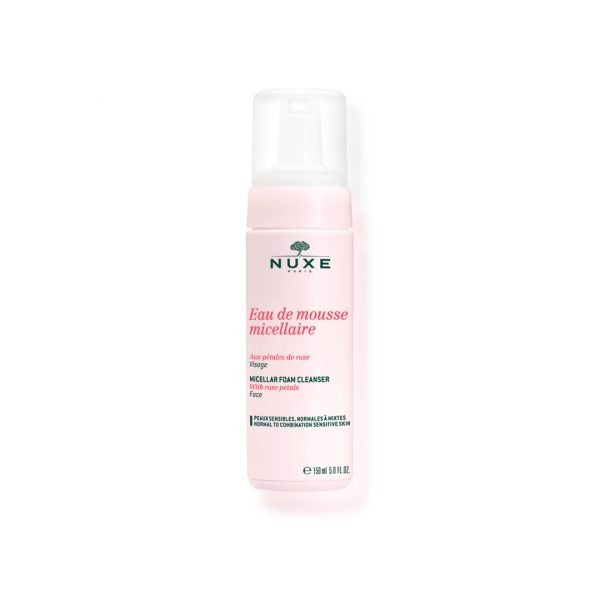 NUXE DÉMAQUILLANTS AUX PÉTALES DE ROSE - EAU DE MOUSSE MICELLAIRE 150ML