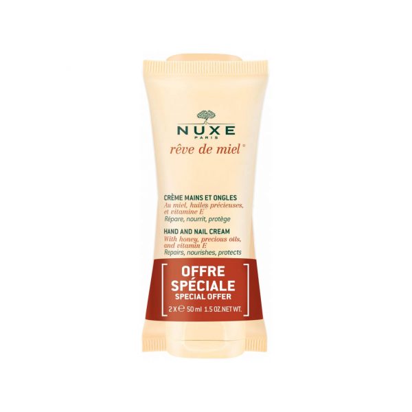 NUXE RÊVE DE MIEL - CRÈME MAINS ET ONGLES 2X50ML