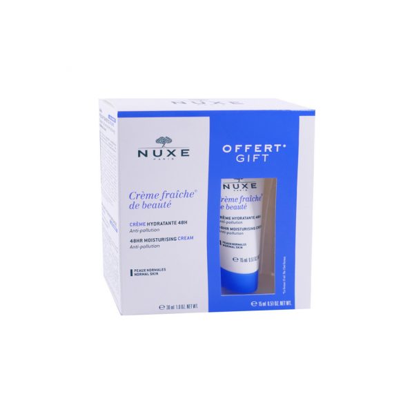 NUXE CRÈME FRAÎCHE DE BEAUTÉ - CRÈME HYDRATANTE 30ML + PN 15ML