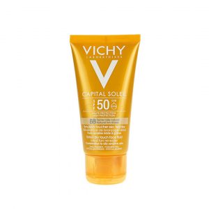 VICHY IDEAL SOLEIL ÉMULSION TOUCHER SEC TEINTÉE SPF50