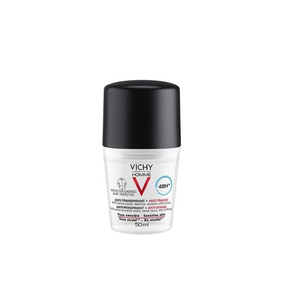 VICHY HOMME DÉODORANT 48H ANTI-TACHES