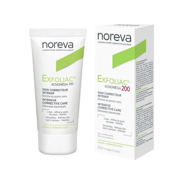 NOREVA EXFOLIAC ACNOMÉGA 200 SOIN CORRECTEUR INTENSIF 30ML