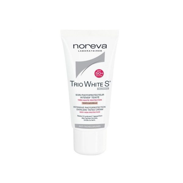 NOREVA TRIO WHITE S SOIN PHOTOPROTECTEUR INTENSIF TEINTEE SPF50+ 40 ML