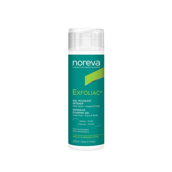 NOREVA EXFOLIAC GEL MOUSSANT INTENSIF 200 ML