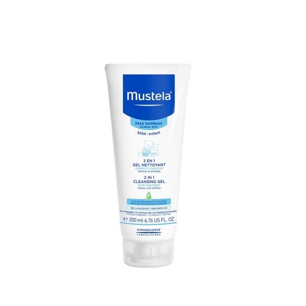 MUSTELA 2 EN 1 BÉBÉ CHEVEUX & CORPS 200ML