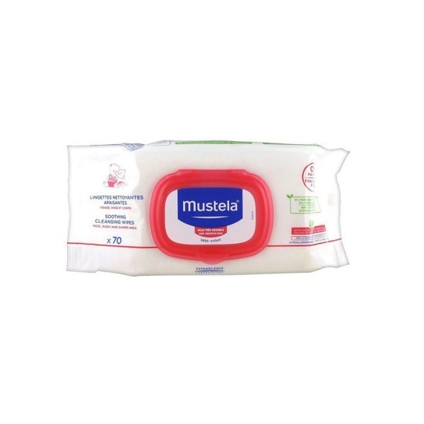 MUSTELA 70 LINGETTES APAISANTES