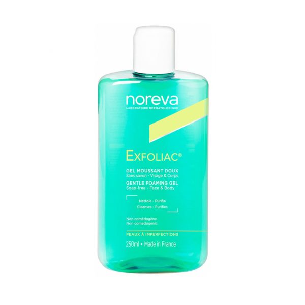 NOREVA EXFOLIAC GEL MOUSSANT DOUX 250ML