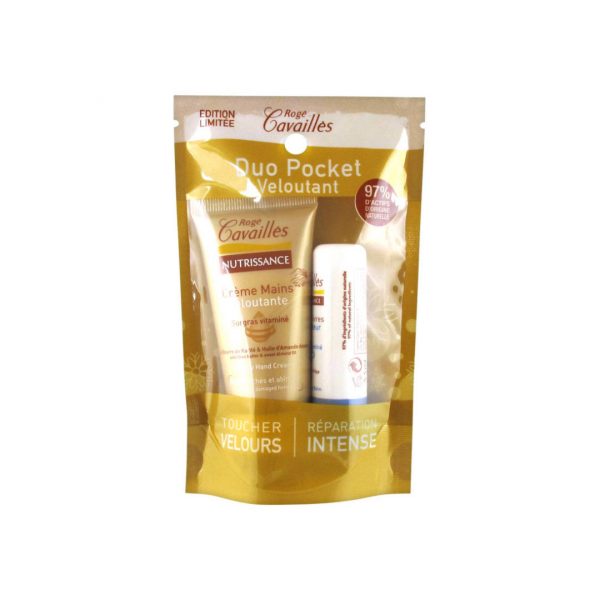 ROGÉ CAVAILLES NUTRISSANCE DUO POCKET CREME MAINS + BAUME LEVRES 5.5ML