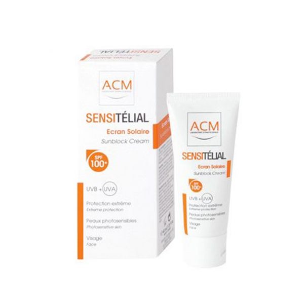 ACM SENSITELIAL CREME SPF 50 TEINTE CLAIRE 40 ML