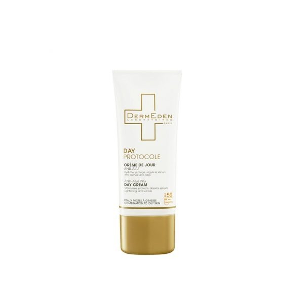 DERMEDEN CRÈME JOUR ANTI-AGE SPF50 P. MIXTES/GRASSES