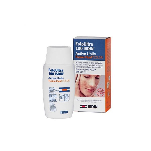 ISDIN FOTOULTRA ACTIVE UNIFY TEINTÉ ANTITACHES 50 ML