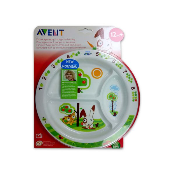 AVENT ASSIETTE DIVISEE 12M+