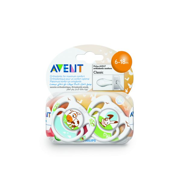 AVENT SOOTHER ANIMAL BPA FREE 6-18 M (NEW)