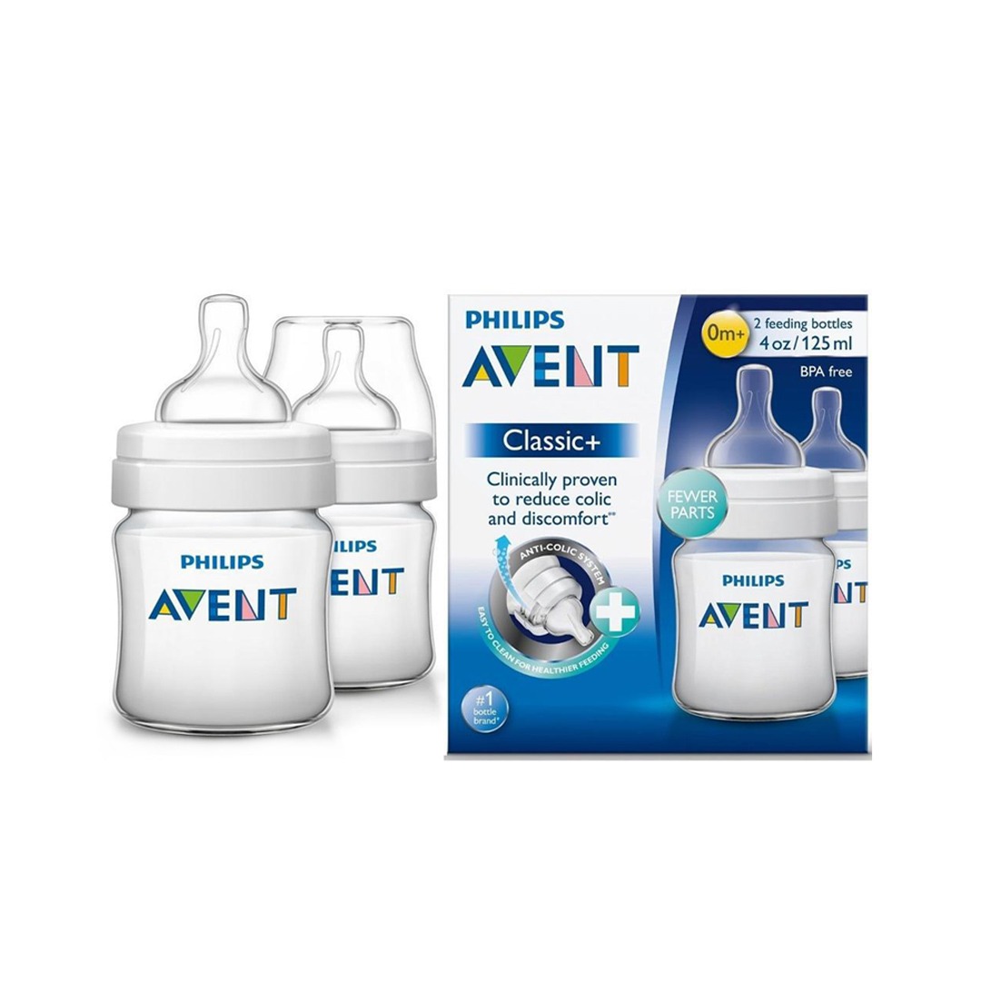 Avent Biberon Naturel En Plastique 125ml – Bébé Classique