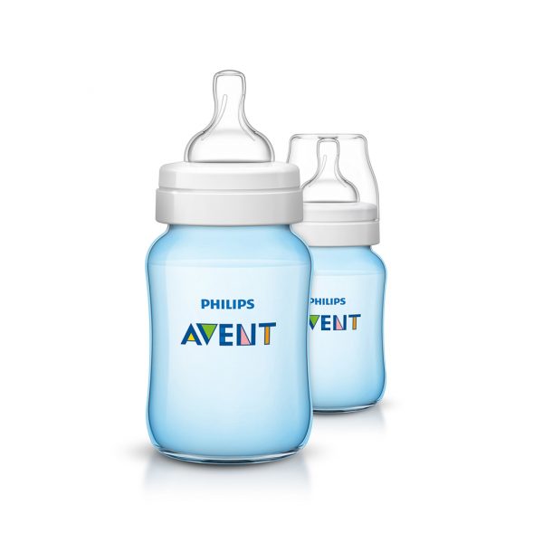 AVENT BIBERON CLASSIC+ PP 260 ML TWIN PACK BOY