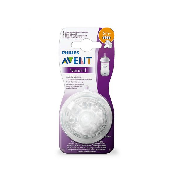 AVENT TETINE NATURAL 6M+