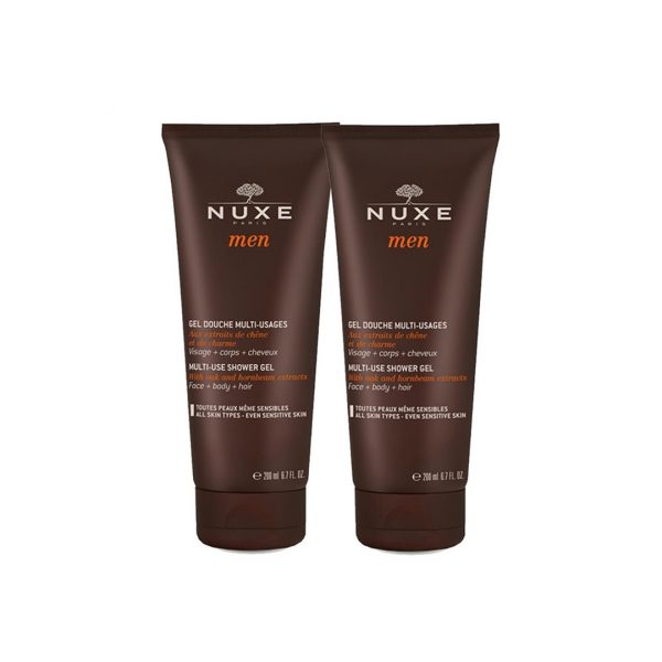 NUXE MEN - DUO GEL DOUCHE MULTI-USAGES 2X200ML