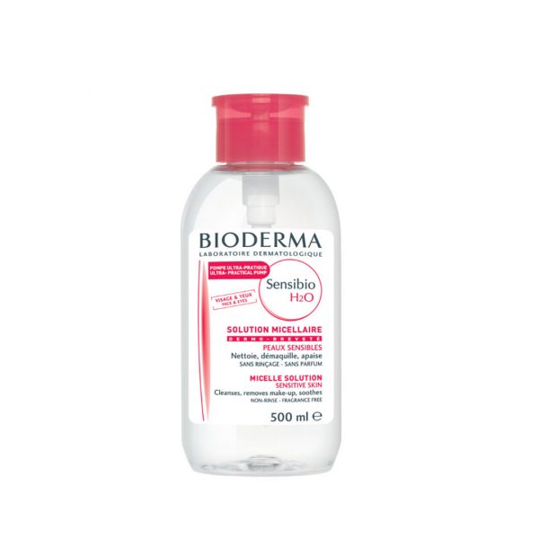 BIODERMA SENSIBIO H2O POMPE INVERSEE 500ML