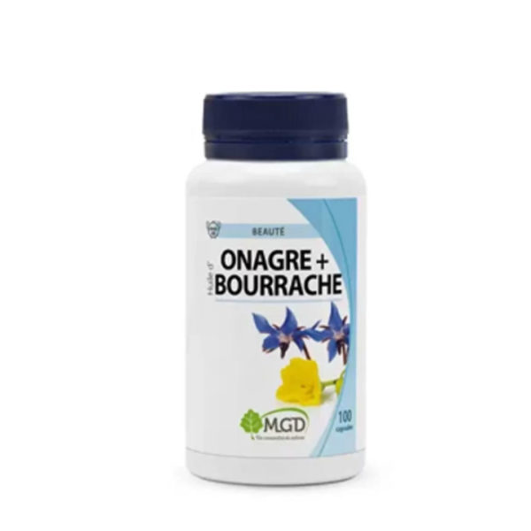 HUILE D'ONAGRE + BOURRACHE 100 CAPSULES