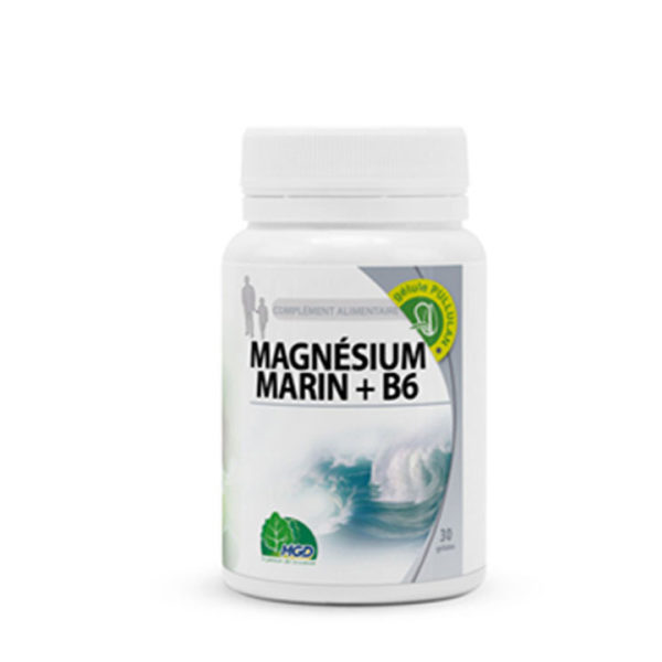 MAGNESIUM MARIN + B6, 60 GÉLULES